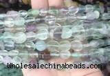 FLBS51 15 inches 6*8mm - 8*12mm nuggets fluorite beads wholesale