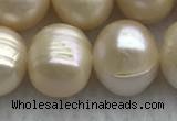 FWP113 15 inches 10mm - 11mm potato pink freshwater pearl strands