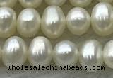 FWP41 14.5 inches 4mm - 5mm potato white freshwater pearl strands