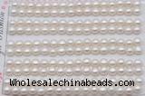 FWP454 half-drilled 5-5.5mm bread freshwater pearl beads