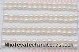 FWP455 half-drilled 5.5-6mm bread freshwater pearl beads