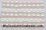 FWP461 half-drilled 8.5-9mm bread freshwater pearl beads