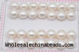 FWP467 half-drilled 11.5-12mm bread freshwater pearl beads