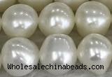 FWP79 15 inches 7mm - 8mm potato white freshwater pearl strands