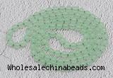 GMN14 Hand-knotted 8mm candy jade 108 beads mala necklaces