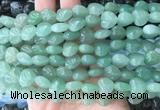 HGBS10 15 inches 12mm heart green aventurine gemstone beads wholesale