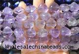 HGBS148 15 inches 15mm heart amethyst gemstone beads wholesale