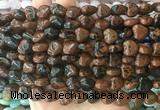 HGBS20 15 inches 12mm heart mahogany obsidian gemstone beads wholesale