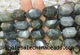 LBBS07 15 inches 13*18mm - 15*20mm faceted nuggets labradorite beads