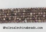 LPBS17 15 inches 6mm round natural purple Lepidolite beads wholesale