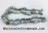 LRBS03 15 inches 10*14mm - 15*20mm nuggets larimar gemstone beads