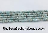 LRBS17 15 inches 3*6mm heishi larimar gemstone beads wholesale
