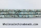 LRBS19 15 inches 4*8mm heishi larimar gemstone beads wholesale