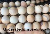 LSBS130 15 inches 20mm round agate gemstone beads wholesale