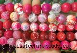 LSBS137 15 inches 16mm faceted round agate gemstone beads wholesale