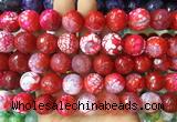 LSBS138 15 inches 16mm faceted round agate gemstone beads wholesale