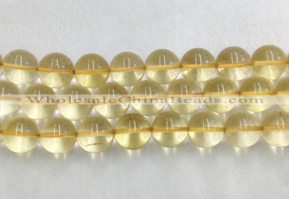LSBS161 15 inches 18mm round citrine gemstone beads wholesale