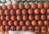 LSBS193 15 inches 16mm round red jasper gemstone beads wholesale