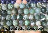 LSBS197 15 inches 16mm round tree agate gemstone beads wholesale