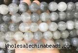 LSBS200 15 inches 16mm round cloudy quartz gemstone beads wholesale