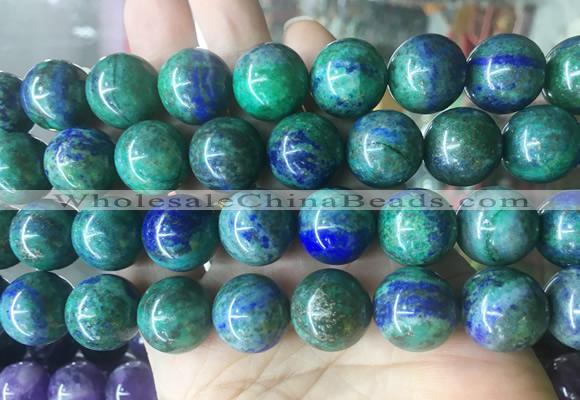 LSBS203 15 inches 16mm round chrysocolla gemstone beads wholesale