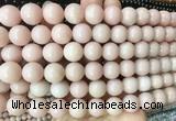 LSBS230 15 inches 14mm round pink opal gemstone beads wholesale