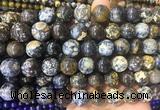 LSBS242 15 inches 14mm round ocean agate gemstone beads wholesale