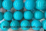 LSBS272 15 inches 30mm round blue howlite turquoise gemstone beads wholesale