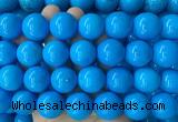 LSBS284 15 inches 20mm round dark blue howlite turquoise gemstone beads wholesale