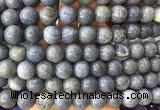 LSBS288 15 inches 14mm round blue coral gemstone beads wholesale
