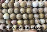 LSBS319 15 inches 18mm round ocean jasper gemstone beads wholesale