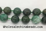 LSBS338 15 inches 30mm round Africa jade gemstone beads wholesale