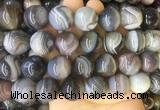 LSBS35 15 inches 18mm round botswana agate gemstone beads wholesale