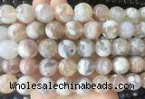 LSBS36 15 inches 15mm - 16mm round sakura agate gemstone beads wholesale