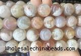 LSBS37 15 inches 17mm - 18mm round sakura agate gemstone beads wholesale