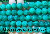 LSBS389 15 inches 14mm round dragon veins agate gemstone beads wholesale