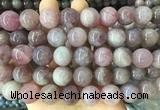 LSBS405 15 inches 16mm round madagascar rose quartz gemstone beads wholesale