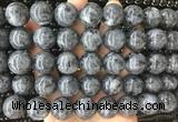 LSBS409 15 inches 18mm round black labradorite gemstone beads wholesale