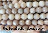 LSBS41 15 inches 16mm round moonstone gemstone beads wholesale