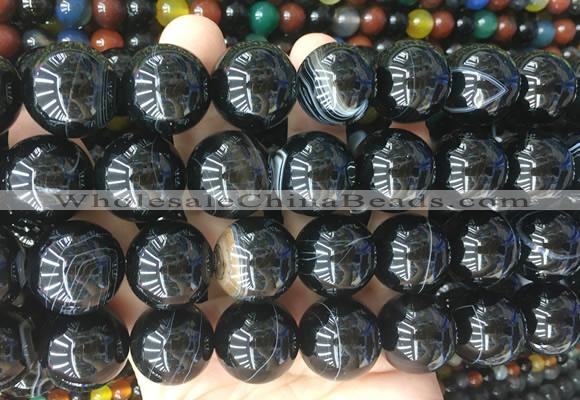 LSBS422 15 inches 20mm round agate gemstone beads wholesale