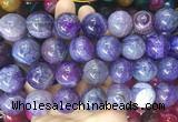 LSBS438 15 inches 20mm round agate gemstone beads wholesale