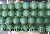 LSBS450 15 inches 20mm round green aventurine gemstone beads wholesale