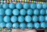 LSBS455 15 inches 20mm round candy jade gemstone beads wholesale