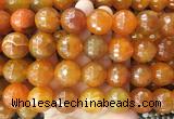 LSBS472 15 inches 20mm faceted round agate gemstone beads wholesale