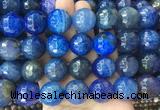 LSBS473 15 inches 20mm faceted round agate gemstone beads wholesale