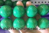 LSBS491 15 inches 35mm round candy jade gemstone beads wholesale