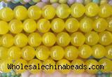 LSBS494 15 inches 16mm round candy jade gemstone beads wholesale