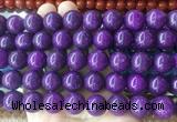 LSBS499 15 inches 16mm round candy jade gemstone beads wholesale