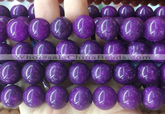 LSBS510 15 inches 18mm round candy jade gemstone beads wholesale