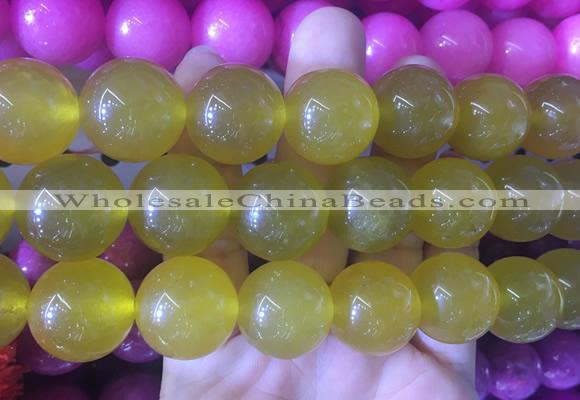 LSBS518 15 inches 20mm round malaysian jade gemstone beads wholesale